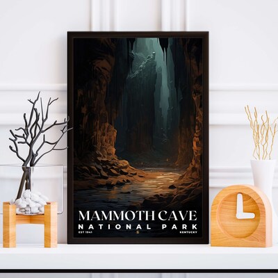 Mammoth Cave National Park Poster, Travel Art, Office Poster, Home Decor | S7 - image5